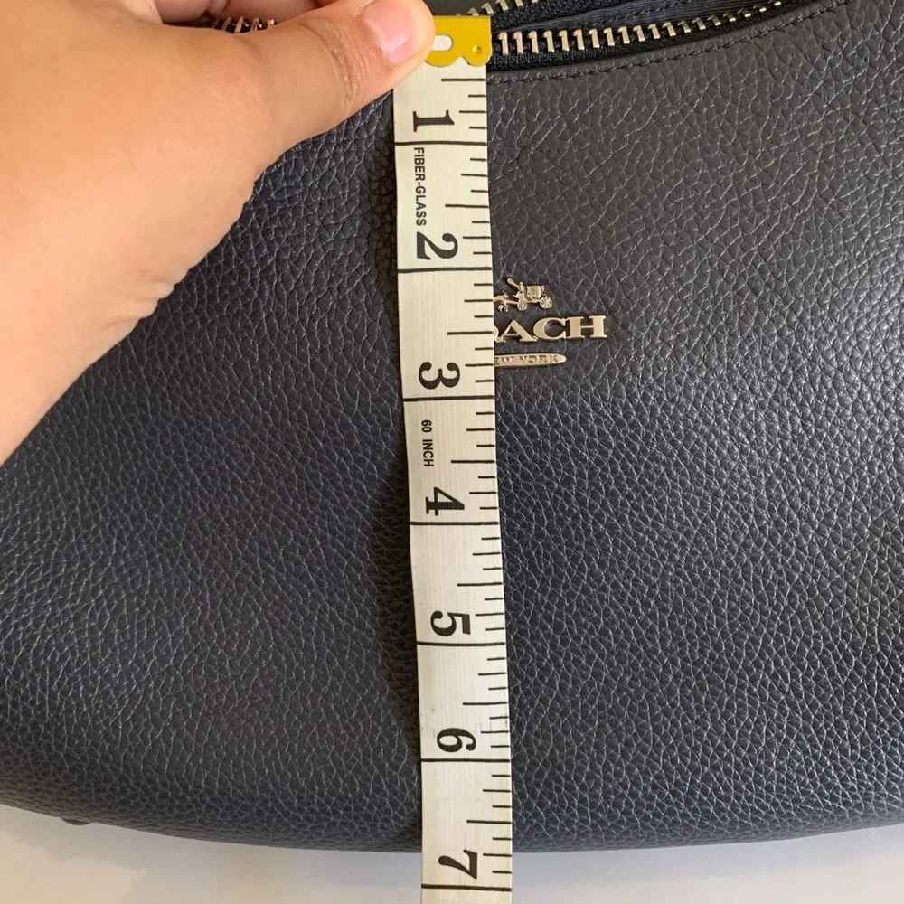 Coach Harley Hobo Blue Leather Cross Body Bag - Picture 7 of 8